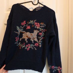 Herman Geist 100% Shetland Wool Pullover Sweater